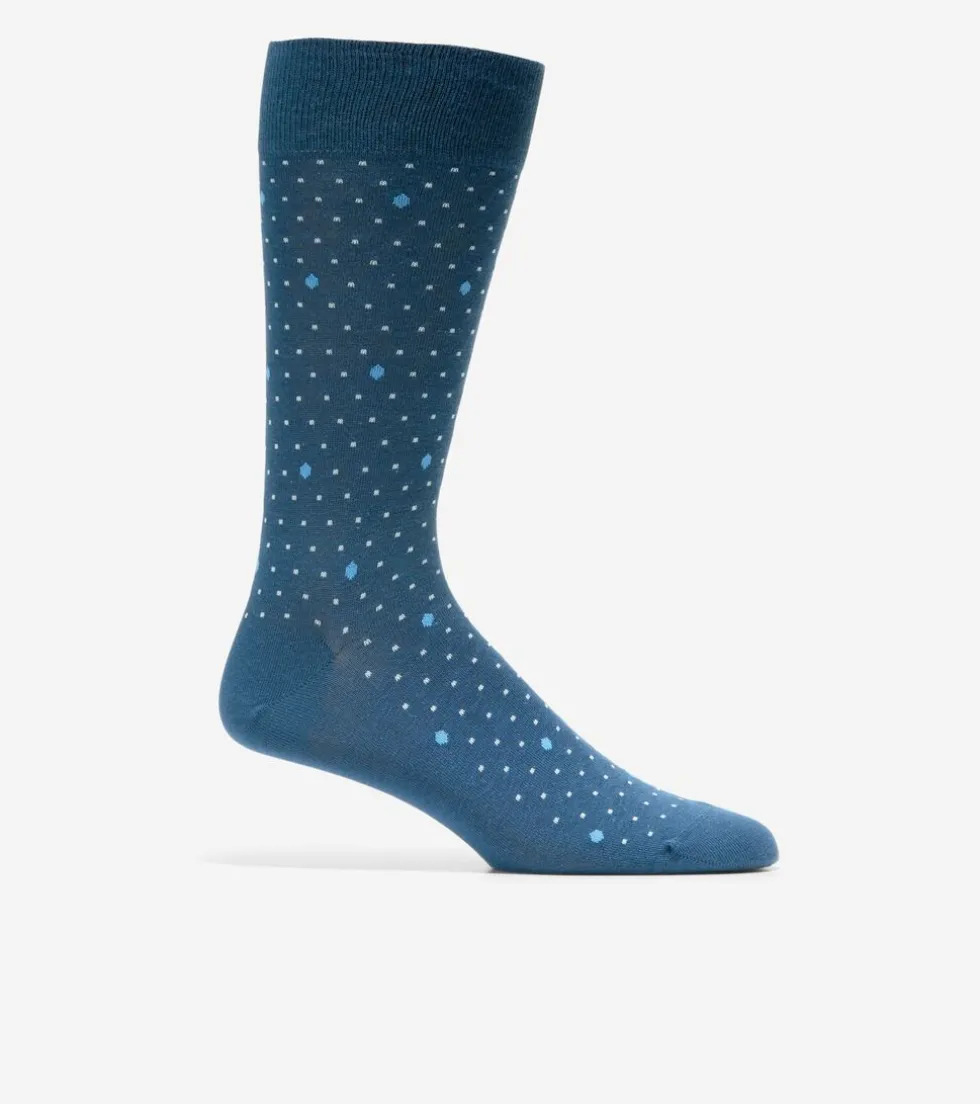 1-pack-mens-polka-dot-dress-cr-svHaEyoB-0.webp Best Cole Haan 1 Pack Men's Polka Dot Dress Crew Socks Blue