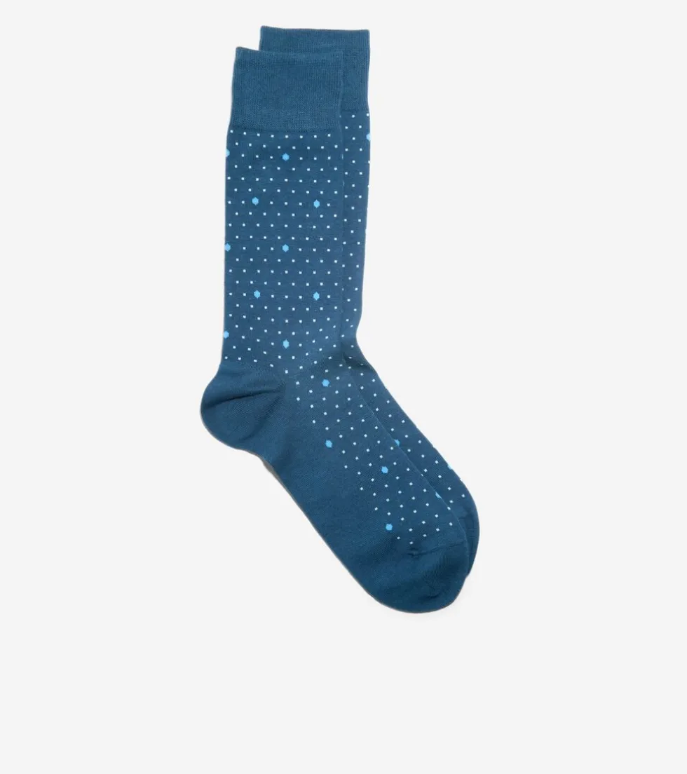 1-pack-mens-polka-dot-dress-cr-svHaEyoB-1.webp Best Cole Haan 1 Pack Men's Polka Dot Dress Crew Socks Blue