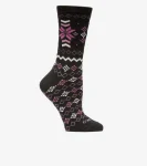 Outlet Cole Haan 1 Pack New Fair Isle Dress Crew Socks Black