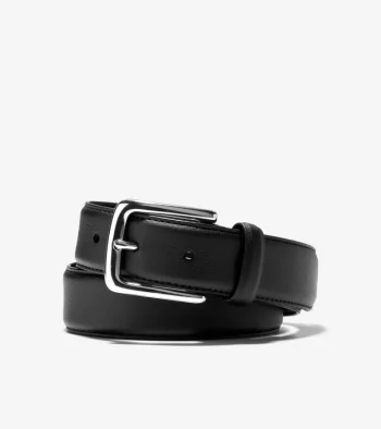 New Cole Haan 32mm Cactus Dress Belt Black