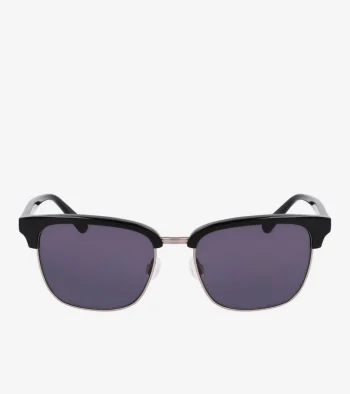 Discount Cole Haan Half-Rim Sunglasses Black