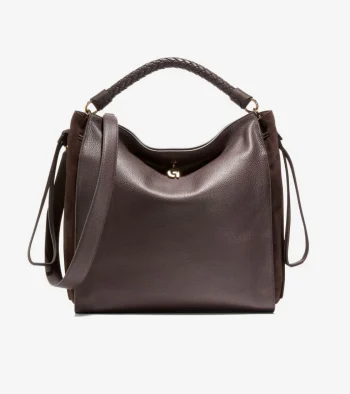 Sale Cole Haan Charissa Shopper Bag DarkChocolate