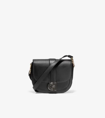 Hot Cole Haan Essential Mini Saddle Bag Black