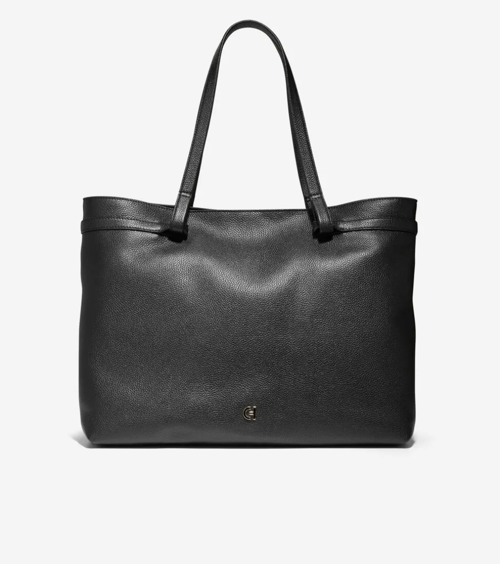 essential-soft-tote-bag-WpyuOJWS-0.webp Fashion Cole Haan Essential Soft Tote Bag Black