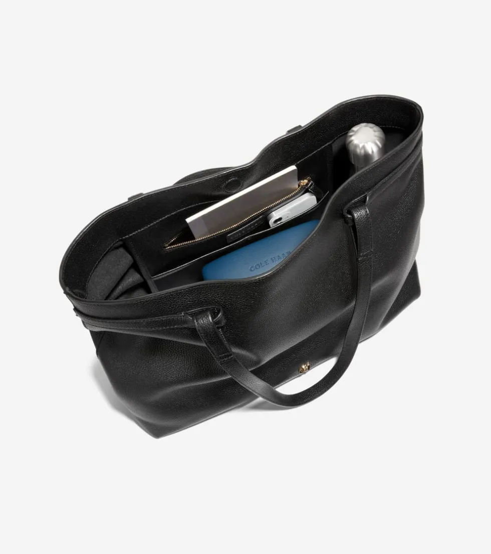 essential-soft-tote-bag-WpyuOJWS-4.webp Fashion Cole Haan Essential Soft Tote Bag Black