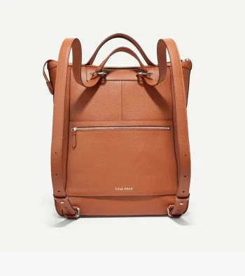 New Cole Haan Grand Ambition Convertible Backpack NewBritishTan