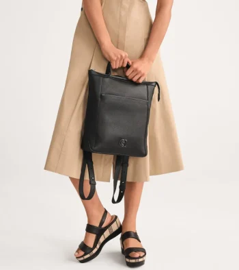 Fashion Cole Haan Grand Ambition Small Convertible Luxe Backpack NewBlack