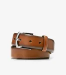 Fashion Cole Haan Lewis 32mm Burnished Leather Belt BritishTan