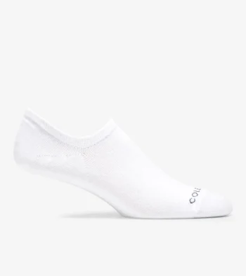 Outlet Cole Haan Men's 2-Pair Liner Socks GreyRain-White