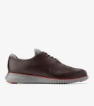 New Cole Haan Men's 2.ZER&Oslash;GRAND Laser Wingtip Oxfords DarkChocolate-DecemberSky