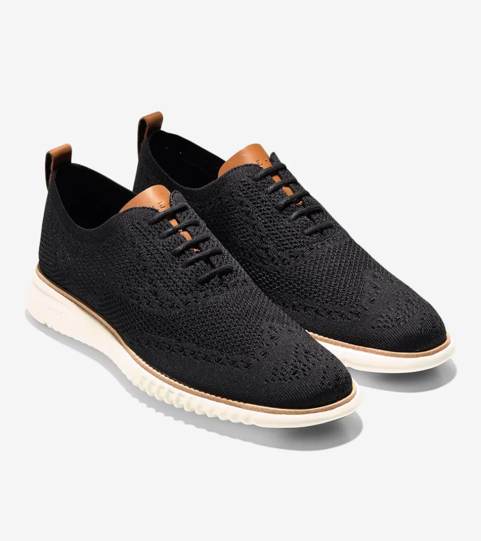 mens-2zeroslashgrand-stitchlit-gNNWnuRS-4.webp Best Cole Haan Men's 2.ZERØGRAND Stitchlite™ Wingtip Oxfords BlackStitchlite™-Ivory