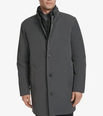 Discount Cole Haan Men's 3 In 1 Top Coat Grey