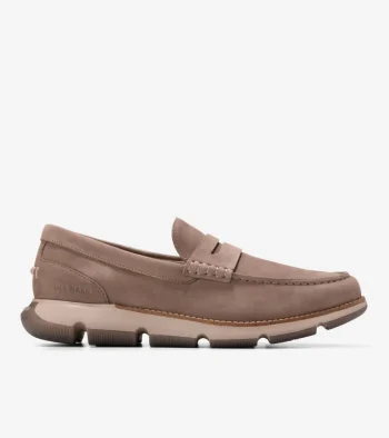 Hot Cole Haan Men's 4.ZER&Oslash;GRAND Penny Loafers LavaNubuck-IrishCoffee-Lava