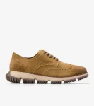 New Cole Haan Men's 4.ZER&Oslash;GRAND Wingtip Winter Oxfords DesertOlive-OxfordTan-Lava