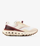 Best Cole Haan Men's 5.ZER&Oslash;GRAND All-Terrain Running Shoes Ivory-Cabernet-Alabaster