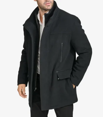 Hot Cole Haan Men's All-Weather Car Coat Black