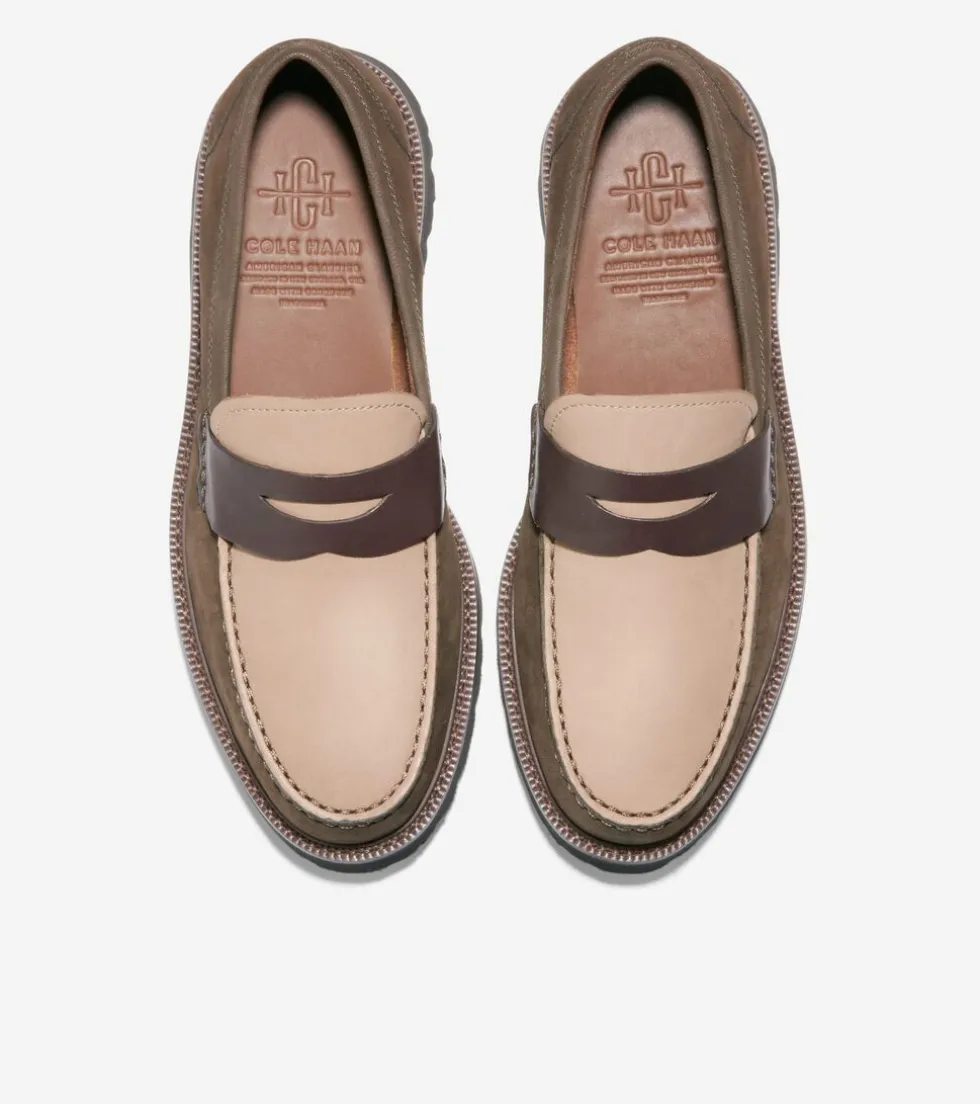 mens-american-classics-penny-l-nmyGHjjz-3.webp Sale Cole Haan Men's American Classics Penny Loafer DeepOlive-DarkChocolate