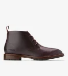 Best Cole Haan Men's Berkshire Lug Water-Resistant Chukka Boots Bloodstone-DarkNatural
