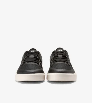 Hot Cole Haan Men's Grand Crosscourt Winner Sneakers Black-GrayPinstripe-Ivory