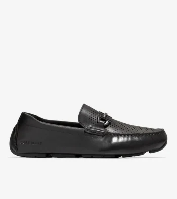 Outlet Cole Haan Men's Grand Laser Bit Driving Loafers Black