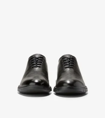 Best Cole Haan Men's GrandFlex Dress Laser Oxfords Black