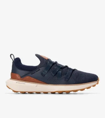 Hot Cole Haan Men's GrandM&oslash;tion II Stitchlite&trade; Sneakers NavyStitchlite&trade;-StormyWeather-BritishTan-Ivory