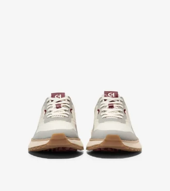 Best Cole Haan Men's GrandPrø Ashland Water-Resistant Golf Sneakers Cabernet-AlabasterGleam