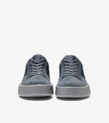 Discount Cole Haan Men's GrandPr&oslash; Crew Sneakers NavyBlazer-Turbulence-Monument