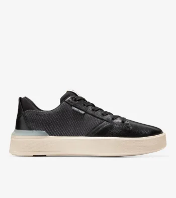 Online Cole Haan Men's GrandPr&oslash; Crew Sneakers Black-Ivory