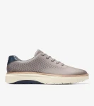 New Cole Haan Men's GrandPr&oslash; FeatherArc Laser Sneakers Ironstone-SilverBirch