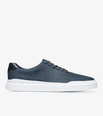 Online Cole Haan Men's GrandPr&oslash; Rally Laser Cut Sneakers NavyNubuck