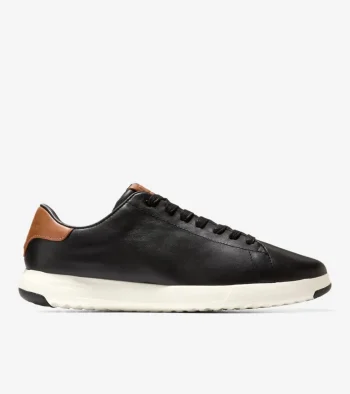 Best Cole Haan Men's GrandPr&oslash; Tennis Sneakers Black-BritishTan