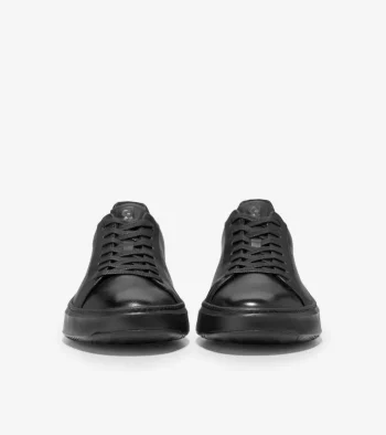 New Cole Haan Men's GrandPrø Topspin Sneakers BlackLeather-Black