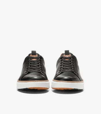 New Cole Haan Men's GrandPrø Topspin Waterproof Golf Shoes Black-PecanBrown-OpticWhite