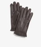 Clearance Cole Haan Men's Leather Touch Screen Gloves JavaBrown