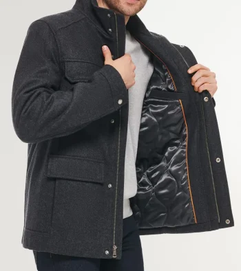 Hot Cole Haan Men's M65 Field Jacket Charcoal