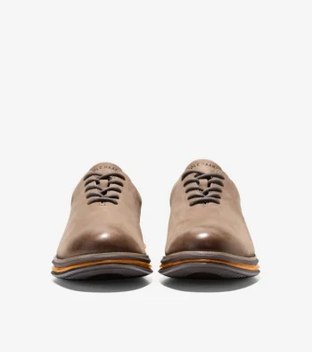 Clearance Cole Haan Men's &Oslash;riginalGrand Energy Twin Oxfords IrishCoffee-Saffron-Chocolate