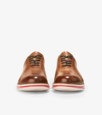 Online Cole Haan Men's ØriginalGrand Energy Twin Oxfords BritishTan-DarkRoast-MoltenLava