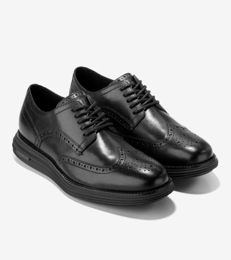 mens-oslashriginalgrand-remast-lPNdrNSc-4.webp Online Cole Haan Men's ØriginalGrand Remastered Wingtip Oxfords Black