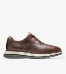 Online Cole Haan Men's &Oslash;riginalGrand Ultra Wingtip Oxfords Earthen-DoveGray-RosinGreen