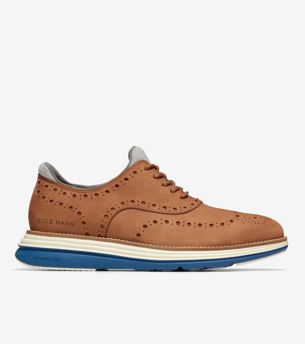 mens-oslashriginalgrand-ultra-NqquEgrp-0.webp Fashion Cole Haan Men's ØriginalGrand Ultra Wingtip Oxfords BritishTanNubuck