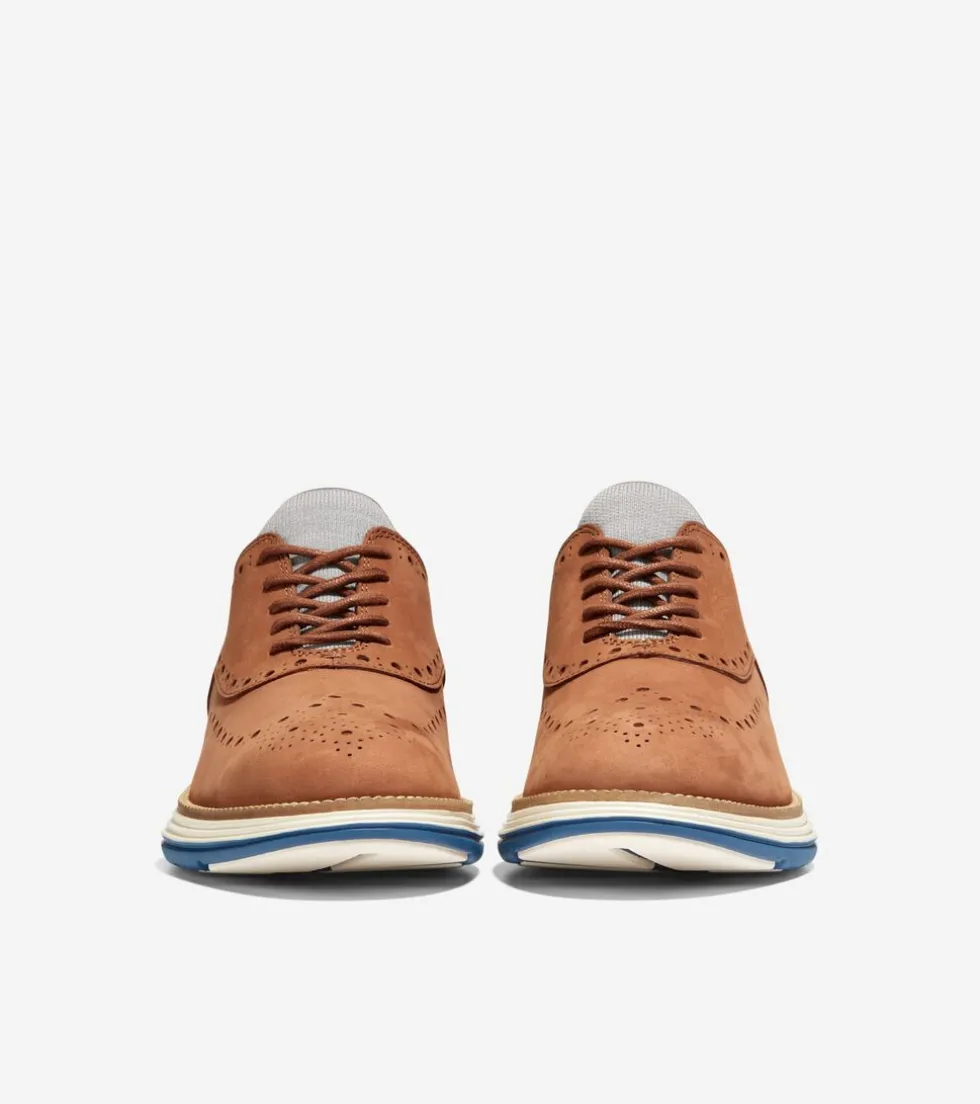 mens-oslashriginalgrand-ultra-NqquEgrp-1.webp Fashion Cole Haan Men's ØriginalGrand Ultra Wingtip Oxfords BritishTanNubuck