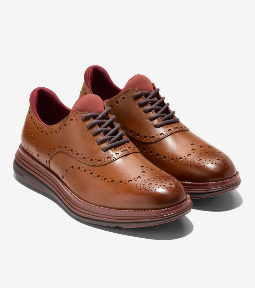 mens-oslashriginalgrand-ultra-SsJLzrPu-4.webp Best Cole Haan Men's ØriginalGrand Ultra Wingtip Oxfords BritishTan-Chocolate