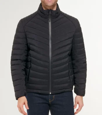 Discount Cole Haan Men's Quilt Jacket Black