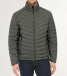 New Cole Haan Men's Quilt Jacket Green