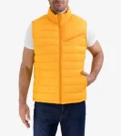 Discount Cole Haan Men's Quilted Vest Yellow