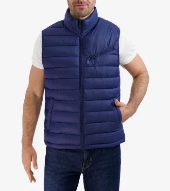 Online Cole Haan Men's Quilted Vest Navy