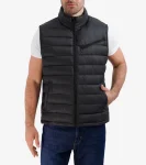 Hot Cole Haan Men's Quilted Vest Black