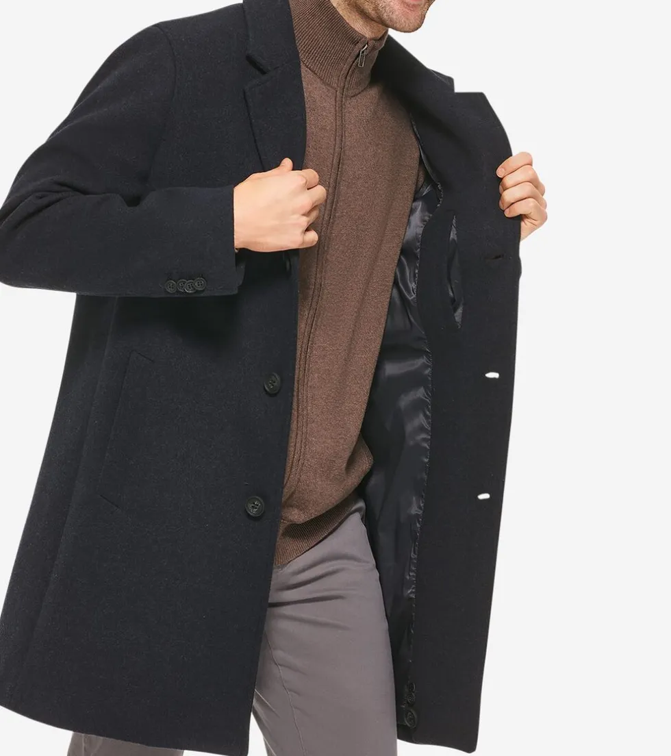 mens-single-breasted-top-coat-fXXNHBWc-1.webp Fashion Cole Haan Men's Single-Breasted Top Coat Navy