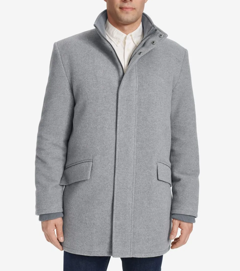 mens-stand-collar-car-coat-cYmVRggg-0.webp Outlet Cole Haan Men's Stand Collar Car Coat LightGrey